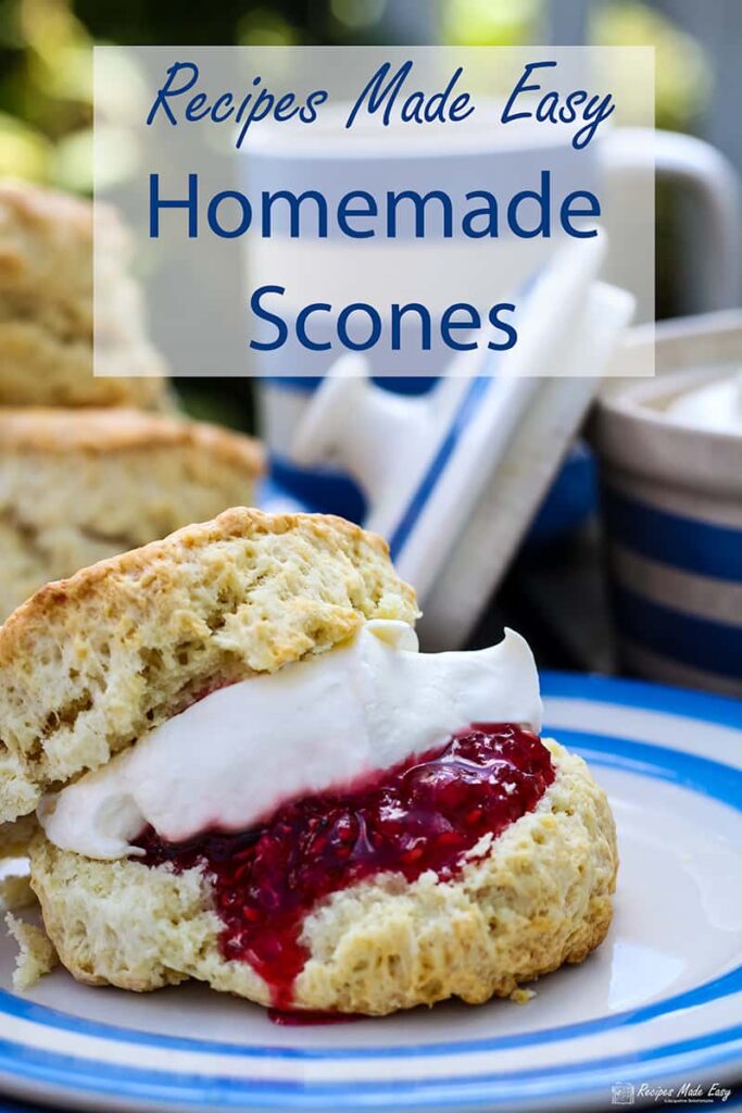 filled plain scone