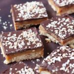 hazelnut miliionaires shortbread biscuits.