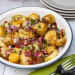 bowl of piquant potato salad