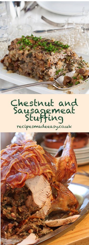 Chestnut and sauagemeat stuffing