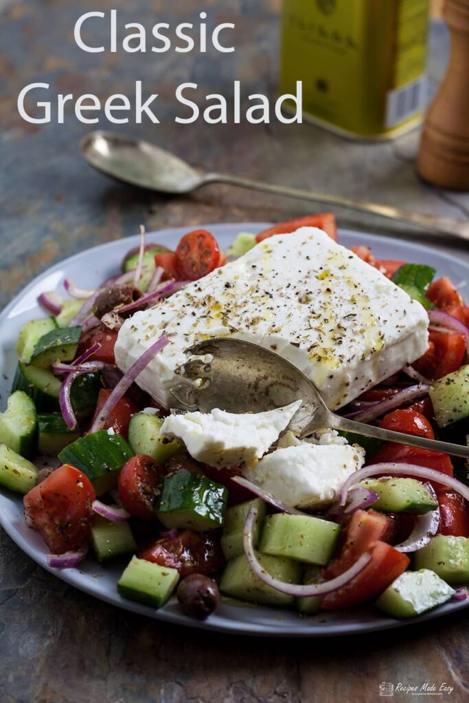 classic greek salad.